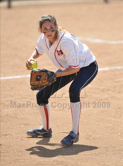 Thumbnail 2 in Rosamond vs. Hesperia Christian (CIF SS D7 Final) photogallery.