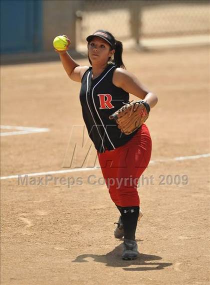 Thumbnail 2 in Rosamond vs. Hesperia Christian (CIF SS D7 Final) photogallery.