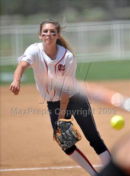 Thumbnail 1 in Rosamond vs. Hesperia Christian (CIF SS D7 Final) photogallery.
