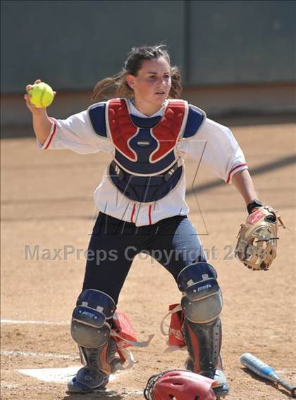 Thumbnail 1 in Rosamond vs. Hesperia Christian (CIF SS D7 Final) photogallery.
