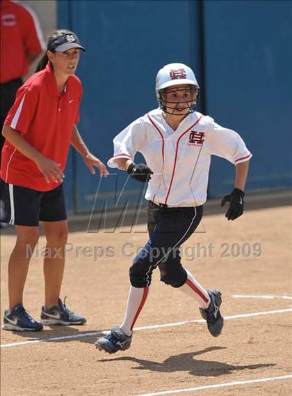 Thumbnail 1 in Rosamond vs. Hesperia Christian (CIF SS D7 Final) photogallery.