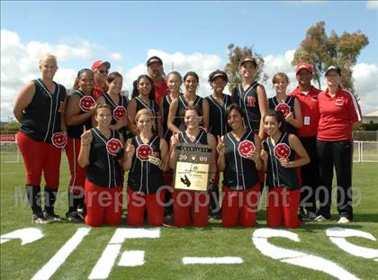 Thumbnail 3 in Rosamond vs. Hesperia Christian (CIF SS D7 Final) photogallery.