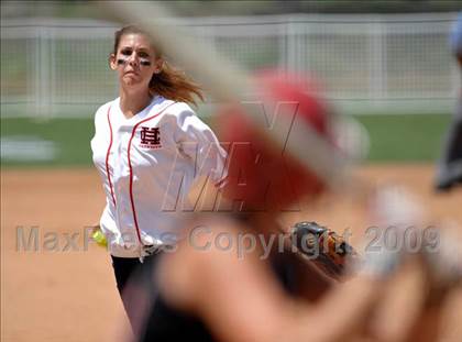 Thumbnail 2 in Rosamond vs. Hesperia Christian (CIF SS D7 Final) photogallery.