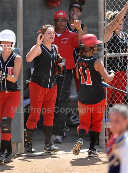 Thumbnail 2 in Rosamond vs. Hesperia Christian (CIF SS D7 Final) photogallery.