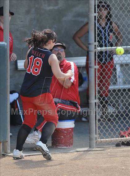 Thumbnail 1 in Rosamond vs. Hesperia Christian (CIF SS D7 Final) photogallery.