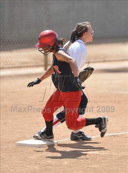 Thumbnail 2 in Rosamond vs. Hesperia Christian (CIF SS D7 Final) photogallery.