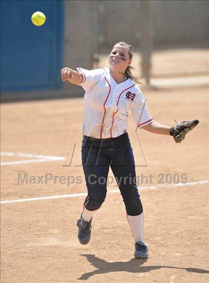 Thumbnail 2 in Rosamond vs. Hesperia Christian (CIF SS D7 Final) photogallery.