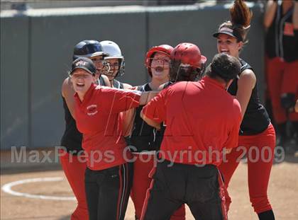 Thumbnail 2 in Rosamond vs. Hesperia Christian (CIF SS D7 Final) photogallery.
