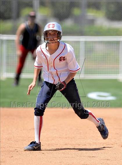 Thumbnail 1 in Rosamond vs. Hesperia Christian (CIF SS D7 Final) photogallery.