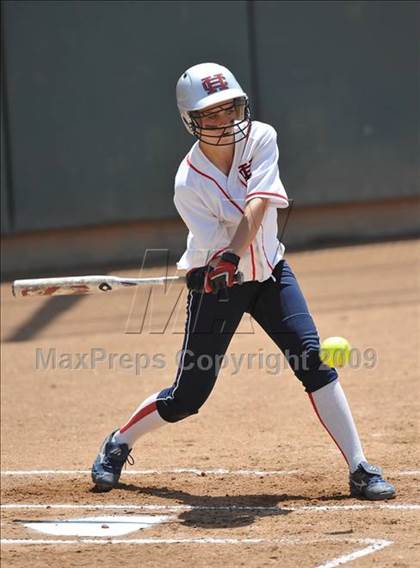 Thumbnail 1 in Rosamond vs. Hesperia Christian (CIF SS D7 Final) photogallery.