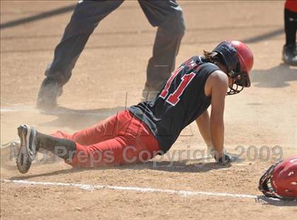 Thumbnail 1 in Rosamond vs. Hesperia Christian (CIF SS D7 Final) photogallery.