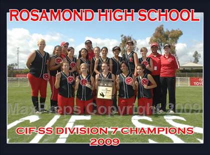 Thumbnail 1 in Rosamond vs. Hesperia Christian (CIF SS D7 Final) photogallery.