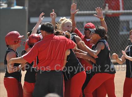 Thumbnail 1 in Rosamond vs. Hesperia Christian (CIF SS D7 Final) photogallery.