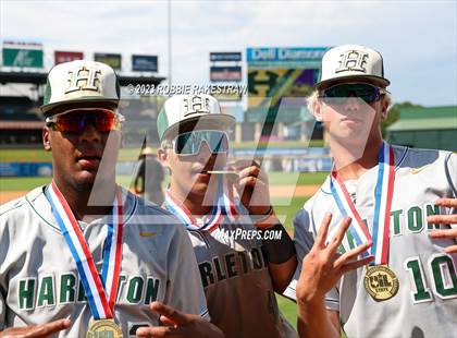 Thumbnail 3 in Harleton vs. Shiner (UIL 2A Baseball State Final Medal Ceremony) photogallery.