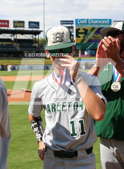 Thumbnail 3 in Harleton vs. Shiner (UIL 2A Baseball State Final Medal Ceremony) photogallery.