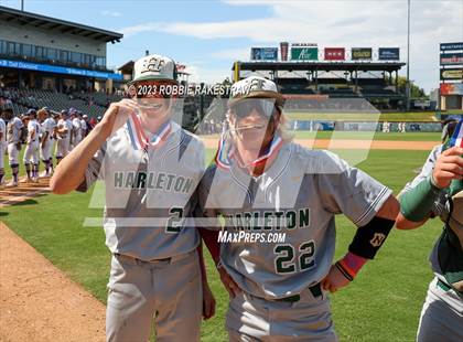 Thumbnail 2 in Harleton vs. Shiner (UIL 2A Baseball State Final Medal Ceremony) photogallery.