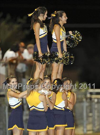 Thumbnail 1 in Round Rock Westwood Freshman Orange @ Stony Point Freshman Blue photogallery.