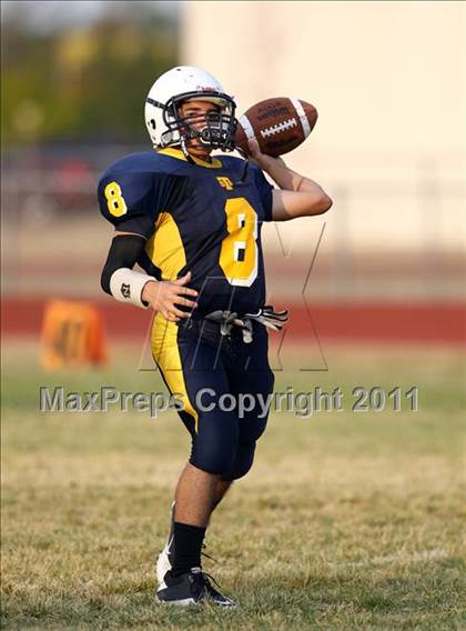 Thumbnail 1 in Round Rock Westwood Freshman Orange @ Stony Point Freshman Blue photogallery.