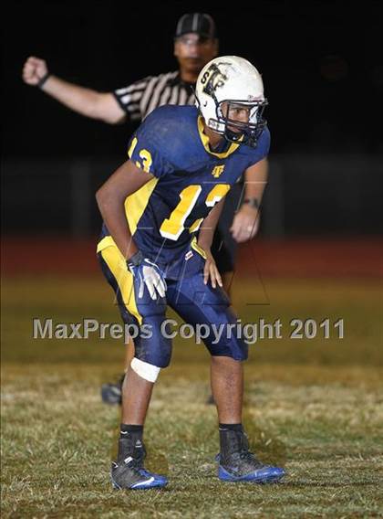 Thumbnail 3 in Round Rock Westwood Freshman Orange @ Stony Point Freshman Blue photogallery.
