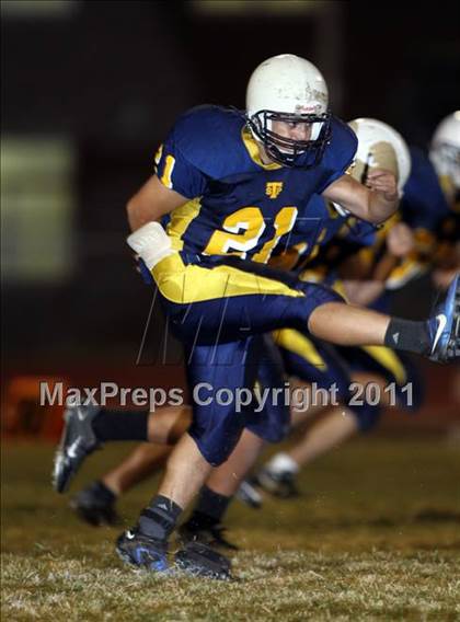 Thumbnail 2 in Round Rock Westwood Freshman Orange @ Stony Point Freshman Blue photogallery.