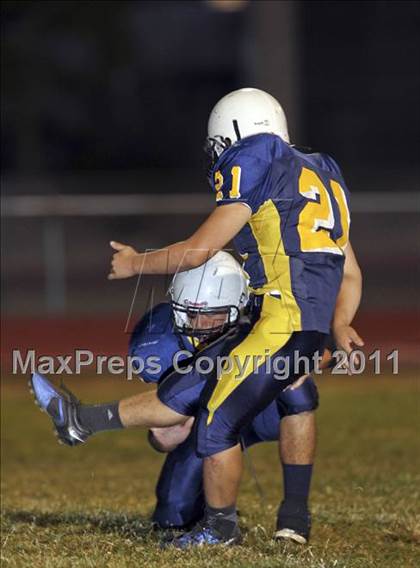 Thumbnail 2 in Round Rock Westwood Freshman Orange @ Stony Point Freshman Blue photogallery.