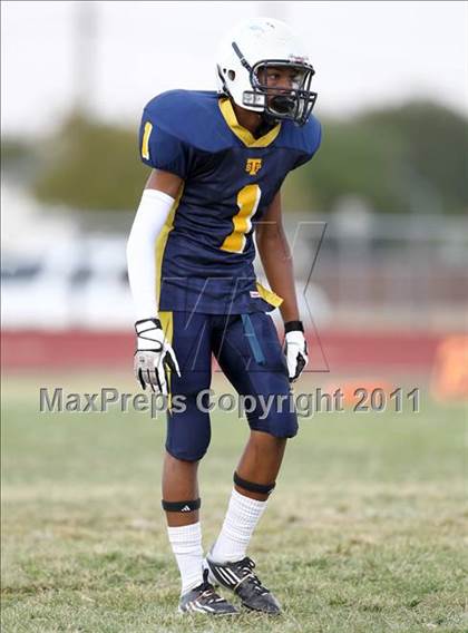 Thumbnail 3 in Round Rock Westwood Freshman Orange @ Stony Point Freshman Blue photogallery.