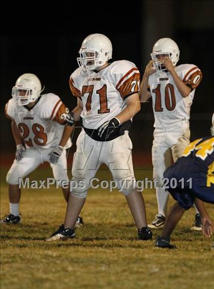 Thumbnail 3 in Round Rock Westwood Freshman Orange @ Stony Point Freshman Blue photogallery.