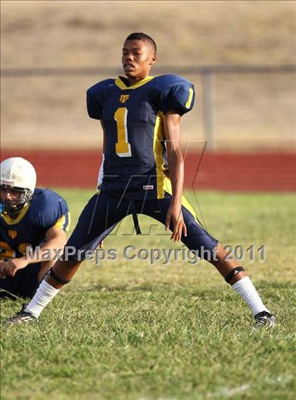 Thumbnail 1 in Round Rock Westwood Freshman Orange @ Stony Point Freshman Blue photogallery.