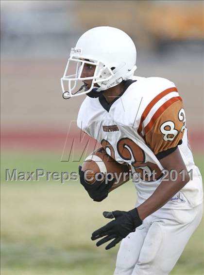 Thumbnail 3 in Round Rock Westwood Freshman Orange @ Stony Point Freshman Blue photogallery.