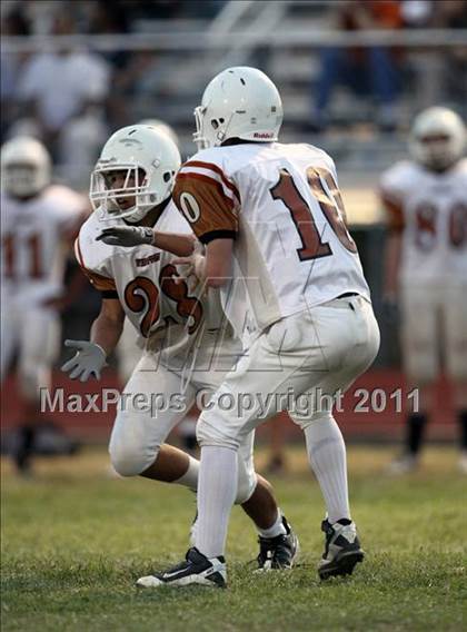 Thumbnail 2 in Round Rock Westwood Freshman Orange @ Stony Point Freshman Blue photogallery.