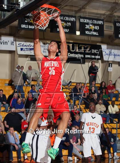 Thumbnail 2 in Webster Groves vs Mater Dei (City of Palms Classic) photogallery.