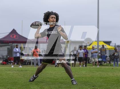 Thumbnail 3 in Cathedral vs St. John Bosco (Battle at the Beach) photogallery.