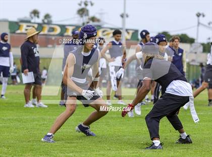 Thumbnail 1 in Cathedral vs St. John Bosco (Battle at the Beach) photogallery.