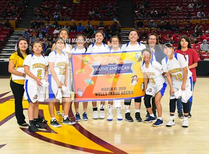 Thumbnail 2 in Monument Valley vs. Valley (Sanders) - Native American Basketball Classic photogallery.