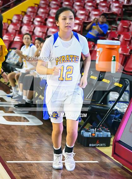 Thumbnail 3 in Monument Valley vs. Valley (Sanders) - Native American Basketball Classic photogallery.