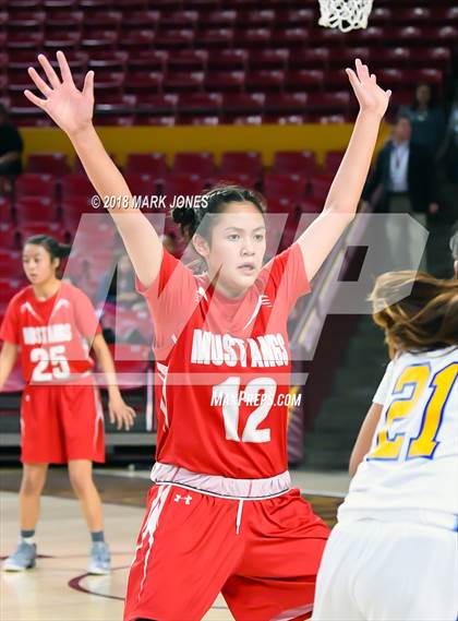 Thumbnail 3 in Monument Valley vs. Valley (Sanders) - Native American Basketball Classic photogallery.