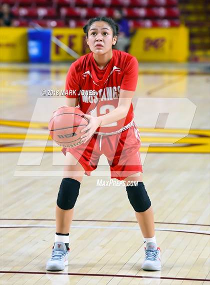 Thumbnail 1 in Monument Valley vs. Valley (Sanders) - Native American Basketball Classic photogallery.