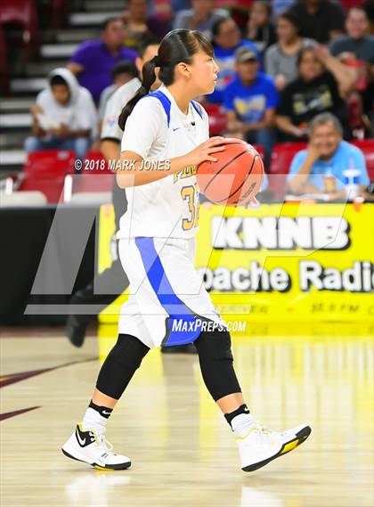 Thumbnail 1 in Monument Valley vs. Valley (Sanders) - Native American Basketball Classic photogallery.