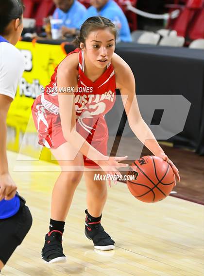 Thumbnail 3 in Monument Valley vs. Valley (Sanders) - Native American Basketball Classic photogallery.