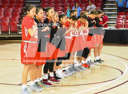 Thumbnail 1 in Monument Valley vs. Valley (Sanders) - Native American Basketball Classic photogallery.