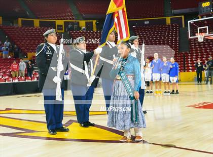Thumbnail 1 in Monument Valley vs. Valley (Sanders) - Native American Basketball Classic photogallery.