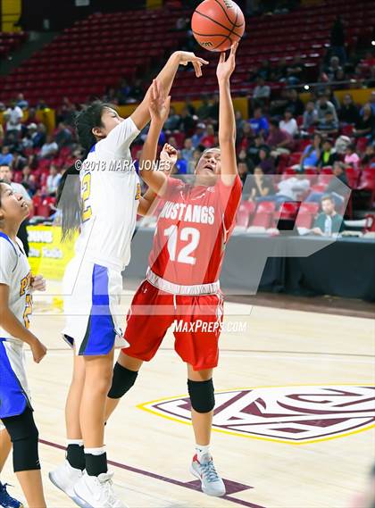 Thumbnail 3 in Monument Valley vs. Valley (Sanders) - Native American Basketball Classic photogallery.
