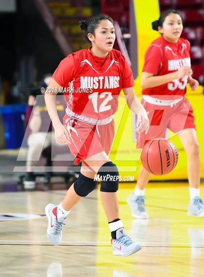 Thumbnail 2 in Monument Valley vs. Valley (Sanders) - Native American Basketball Classic photogallery.