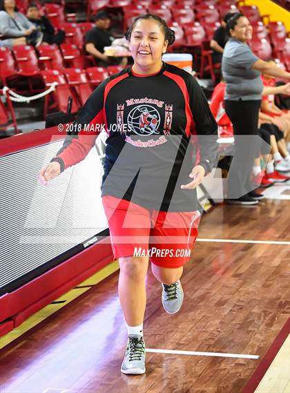 Thumbnail 3 in Monument Valley vs. Valley (Sanders) - Native American Basketball Classic photogallery.