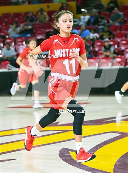 Thumbnail 1 in Monument Valley vs. Valley (Sanders) - Native American Basketball Classic photogallery.