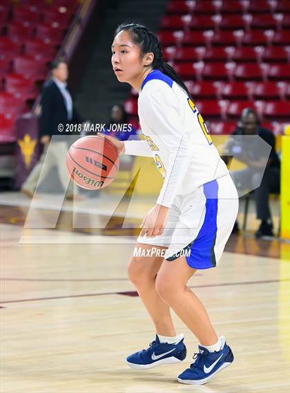 Thumbnail 3 in Monument Valley vs. Valley (Sanders) - Native American Basketball Classic photogallery.