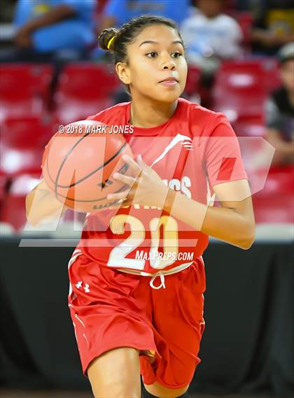 Thumbnail 3 in Monument Valley vs. Valley (Sanders) - Native American Basketball Classic photogallery.