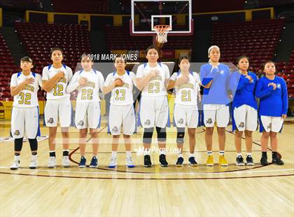 Thumbnail 1 in Monument Valley vs. Valley (Sanders) - Native American Basketball Classic photogallery.
