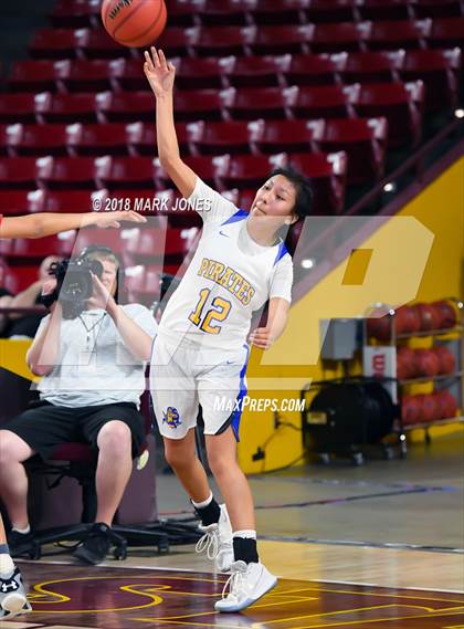 Thumbnail 2 in Monument Valley vs. Valley (Sanders) - Native American Basketball Classic photogallery.