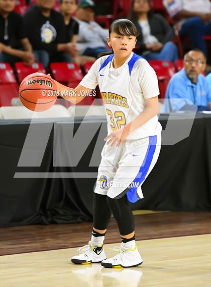 Thumbnail 3 in Monument Valley vs. Valley (Sanders) - Native American Basketball Classic photogallery.